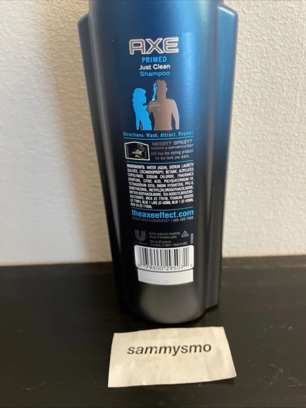 AXE Primed Just Clean Shampoo 12oz. DISCONTINUED